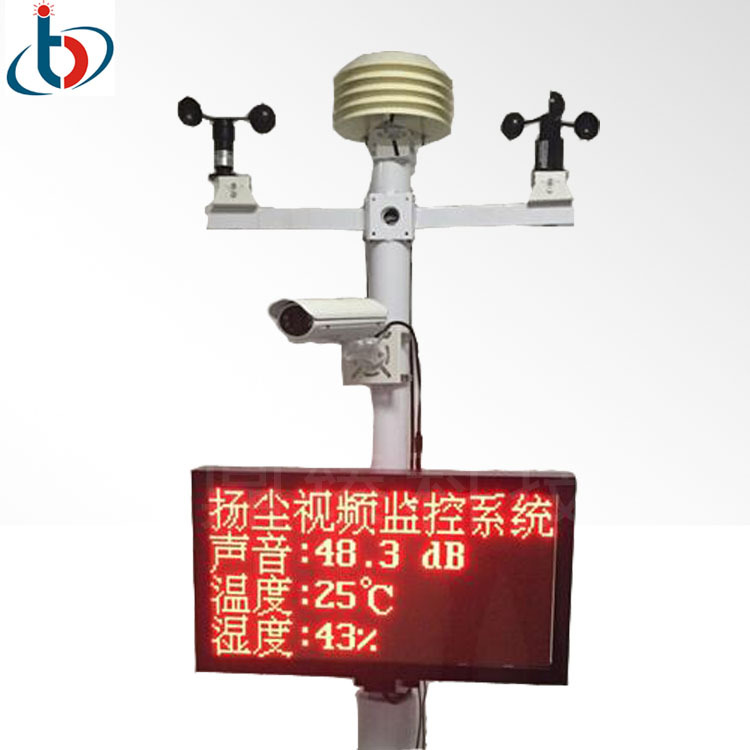 戶外4行8字環(huán)保空氣質(zhì)量檢測屏 粉塵看板工地揚