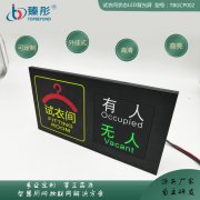 智慧公共廁所廁位有無(wú)人引導(dǎo)顯示屏 系統(tǒng)使用狀態(tài)采集匯總顯示屏